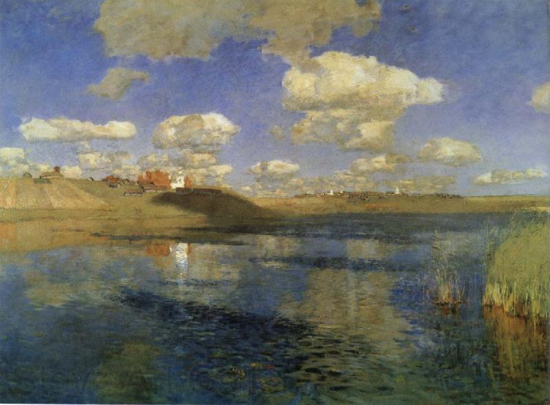 Isaac Levitan Lake Norge oil painting art
